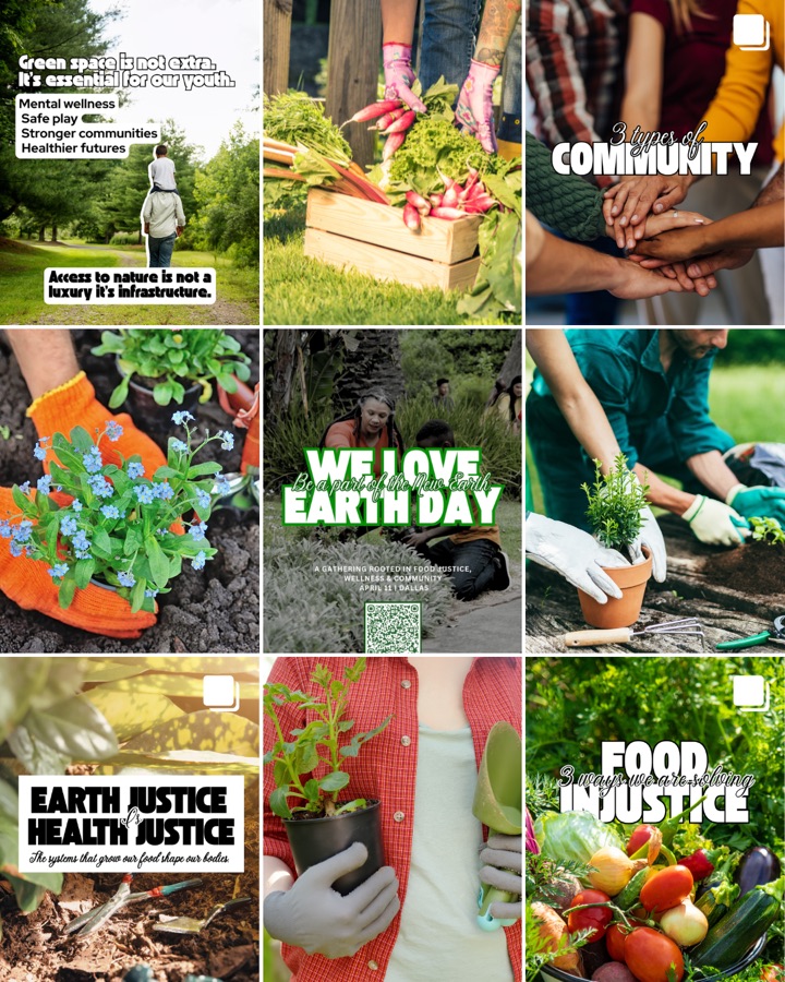 Feed post designed for Roots to Wellness Now
